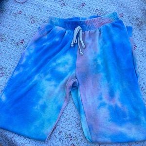 tie dye jogger sweats